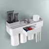 Bath Accessoire Set Dreamburgh magnetische tandenborstelhouder Automatische tandpasta Squeezers Dispenser Badkameropslag Organisator Rack