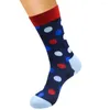 Men's Socks 2022 Breathable Cotton Colorful Dot Comfortable To Wear College Style