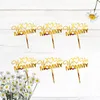 Festive Supplies 6PCS Mom We Love You Letters Printed Cake Picks Delicate Mother's Day Cupcake Decor For Home Party Evening Mall