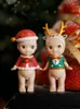 Festive Supplies Christmas Decoration Tools Angel Doll Cake Topper Antlers Table Dress Up Ffigure Shiny Star Insert Plug Party Ornaments