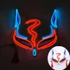 Demon Slayer Glowing El Wire Mask Kimetsu No Yaiba شخصيات Cosplay Assume Association anime anime Fox Halloween LED Mask SS1226