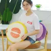 枕2 in 1かわいい果物と毛布のぬいぐるみのおもちゃぬいぐるみシミュレーションクリエイティブキウイストロベリーベビーギフト