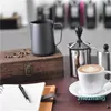 350/600ML Non-Stick Stainless Steel Espresso Coffee Pitcher Craft Coffee Latte Milk Jug Pitcher Pitcher Milk Frothing Jug 1400 V2