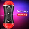 Beauty Items 2 In 1 Male Real Vagina Deep Throat Double Masturbator Adult Endurance Exercise sexy Toy Pussy Masturbators for Men Shop