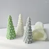 Handwerk Werkzeuge Gestrickte Blase Ball Weihnachtsbaum Silikon Kerze Form DIY Schneemann Tannenzapfen Machen Duftenden Kuchen Seife Geschenke