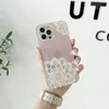 Caso do iPhone 12 Pro Chameleon Apple 13 Datura Geometria transparente Case