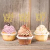 Festliche Lieferungen JQSYRISE 10 Stück Wild One Cupcake-Topper Happy Birthday Party Dekoration Junge Mädchen 1. Babyparty Jubiläum