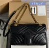 Designer bags handbag tote bag Women Fashion Marmont Classic Cross body Luxury Genuine Leather 22cm Louiseities Viutonities Designer Totes Bag