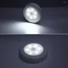 Luzes noturnas 5 PCs Sensor de movimento sem fio LED Bateria de bateria alimentada Lâmpada de cabeceira para o quarto Iluminação do armário em casa