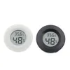 Hygrometer Mini Thermometer Fridge Portable Digital Acrylic Round Humidity Monitor Meter Detector New