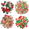 Abbigliamento per cani 50/100Pcs Elastici per capelli di cucciolo di Natale Archi Pet Cat Xmas Festival Samll Accessori per toelettatura