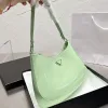 2023 moda cleo hobo bag designer borsa sotto le ascelle borsa a tracolla in vera pelle di lusso vintage rosa bianco verde