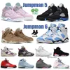 2023 Jumpman 5 Newest Basketball Shoes Bordeaux Sports Sneakers 5s Racer Blue Raging Blue Bird Green Bean Men Trainers Carmine 6s 6 UNC British JORDON JORDAB