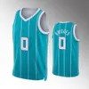 Retro Mitchell ve Ness Basketbol Formaları 1 Tyrone 2 Larry Muggsy Johnson 30 Dell 33 Alonzo Curry Mourning Mourning Pirinç 41 Glen Blue Forma Boyutu-4xl