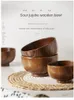 Bowls Wild Jujube Japanese Wooden Bowl Household Wood Children's Drop-Proof And -Proof Solid Rice