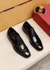 2023 Men Formal Business Brogue Dress Shoes Male Casual Genuine Leather Brand Designer Wedding Party LoafersSize 38-45