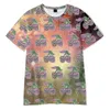 Koszulki damskie Cherry czaszka T-shirt kobiety mężczyźni moda 3d druk Tshirt Summer Shile Shirt Shirt Tree Ubrania