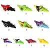 Wholesale Colorful Silicone Conch Style Pipes Portable Key Ring Herb Tobacco Oil Rigs Glass Porous Hole Filter Bowl Handpipes Smoking Cigarette Holder Tube