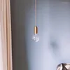 Lampy wiszące żyrandol nowoczesny szklany złoto 110 V dla baru lampa dekoracyjna lampa salonowa na poddaszu sufit wiszący lekka sztuka