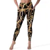 leggins de ouro