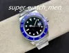 41 mm Zwart Blue Men's Automatic Watch JVS Factory Cal.3235 Horloges Clean keramische bezel Eta Men Steel 126610 Duik waterdichte polshorloges