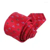 Bow Ties Fashion Cartoon Tie For Men Polyester Jacquard Animal Necktie Wedding Business Suits 6cm Skinny Wide Neck Slim Gravatas