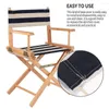Chair Covers 1/2Set Directors Chairs Replacement Canvas Cover Casual Seat Kit For Cross Folding Home Outdoor Garden Replace
