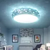 Ceiling Lights Children's Room LED Lamp Round Boy Girl Princess Bedroom Study Creative Warm Eye Protection