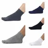 Men's Socks 1 Pair Unisex Men Women Comfortable Cotton Full Five Toe Finger Polyester Breath Sweat Sock High Quality