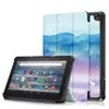 Leather Cases For All New Fire 7 2022 7inch 7" Case Smart Slim Protective Cover Tablet