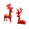 Interior Decorations Car Gadgets Deer Interiors Furnishing Articles Center Console Ornament Crafts For Decoration