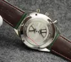 Carrera Men Watch Green Special Edition Quartz Chronograph Leather Strap Watches7892724