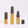 2ml 3ml 5ml 10ml Mini Clear Amber Glass Sample Essential Oil Perfume Bottle Spray Atomizer Portable Travel Cosmetic Container Perfumes Bottles joblot