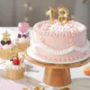 Festliga leveranser nummer 0-9 Happy Birthday Cake Candles Topper Decor Party Diy Home