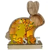 Table Lamps LED Light Wooden Ornament Pendant Beautiful Cute Easter Decor For Home Living Room Decoration