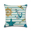 Pillow Ocean Theme Boat Paddle Cover Sofa Car Customizable