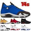 Fashion Jumpman 14 14s rétro Chaussures de basket-ball Laney Light Ginger Gym Red Toro Last Shot Hyper Royal Black Toe Indiglo Candy Cane Thunder Men Sneakers Trainers