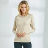 Kvinnors tröjor Korea Pearl Beaded Pullover Tröja Kvinnor Streetwear Knit långärmad hoppare Kvinna Solid Slim Pull Femme Hiver