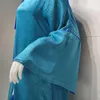 Roupas étnicas Dubai vestido de abaya muçulmano árabe para mulheres marroquinas kaftan capuz tassel tobe turkish islâmico jalabiya