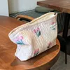 Bolsas de cosméticos, bolsa de tulipán para mujer, estuche de maquillaje de viaje de tela plisada, bolso romántico francés, neceser de belleza, monederos para niña