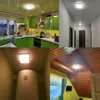 Lampada da soffitto quadrata a Led per illuminazione camera da letto bianco freddo bianco caldo 48W 36W 24W 18W soggiorno vetro trasparente