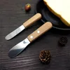 Smör kniv trähandtag sylt butter spridare litet kök verktyg ost cutter söta barn barn kniv bestick rrc544