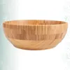 Miski miski sałatka drewno drewniane drewniane owoce sałatki Sałatki mieszanie owoców kuchnia dekoracyjna przekąska duża okrągła bambus