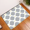 Bath Mats Doormat Kitchen Carpet Floor Black White Geometric Nordic Classic Entrance Home Decor Rug Anti-Slip Tapis Salon Rugs