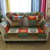 Chair Covers WLIARLEO Colorful Sofa Towel Bohemia Seat Slipcover Cotton Anti-Mite Fabric Cover For Living Room Fundas Para