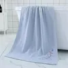 Towel Cusack Japanese Plain Children Women Men Honeycomb Pure Cotton Hand Face Bath Terry 70 140 Cm For Bathroom