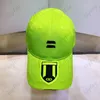 Designer Ball Caps Mens Fashion Solid Green Baseball Hat Luxury Brand Shield Pattern Cap Casquette Women Sport B Letters Hats 3 f￤rger Top