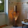 Lampy podłogowe vintage lampa salonu antyczna lekka szklana kulka nowoczesne drewno