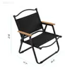 Utomhus Leisure Beach Garden Set Portable Folding Camp Chair Black Picnic Fishing Camping Chair med handtag och f￶rvaringsv￤ska