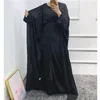 Vêtements ethniques Abaya Dubai Turquie Robe Jilbab Hijab Robes Marocain Caftan Pour Occasions Modeste Trois Pièces Ensembles Femmes Cardigans